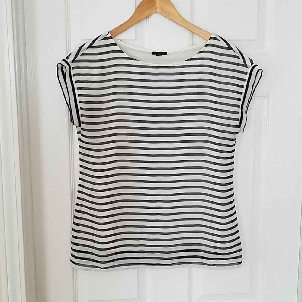 Ann Taylor Striped Blouse